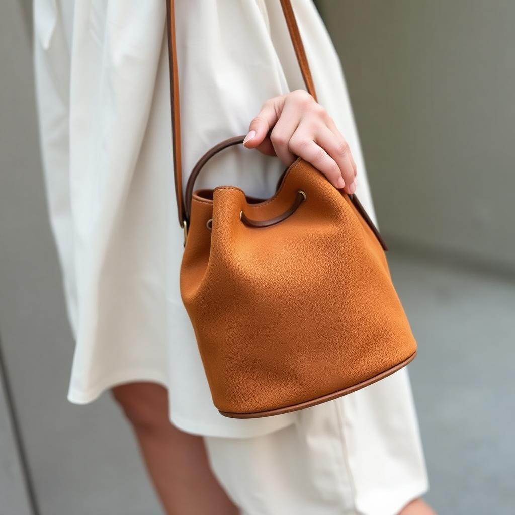 Suede bag