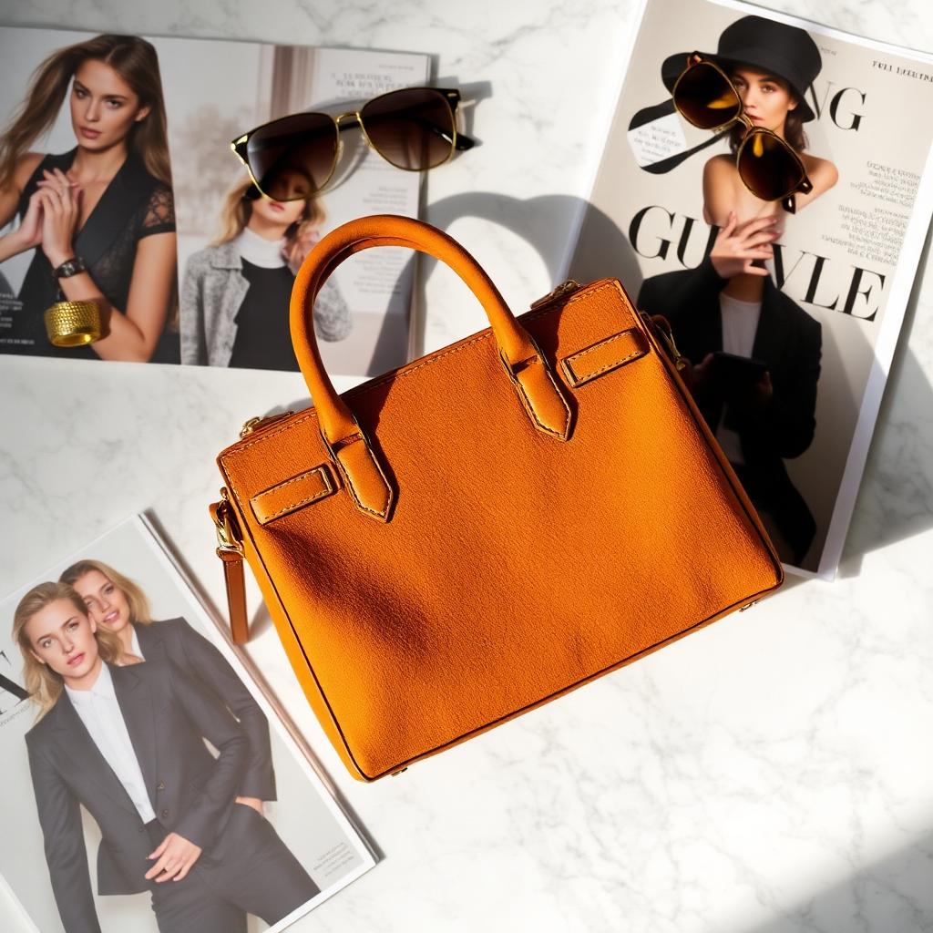 Suede bag