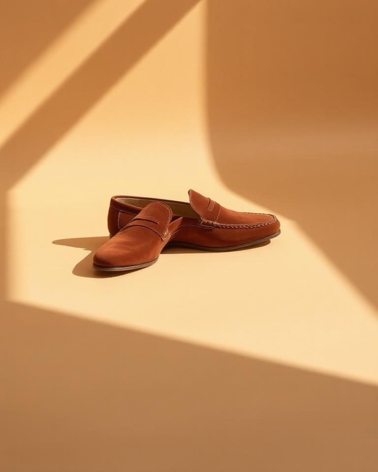 Suede Loafers
